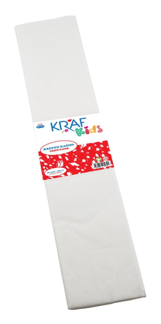 KRAF KIDS KREPON KAĞIDI 50x200 BEYAZ 10 LU  KK50