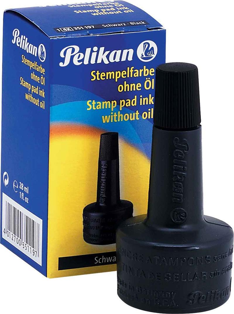 PELİKAN ISTAMPA MÜREKKEBİ 30CC SİYAH 351197