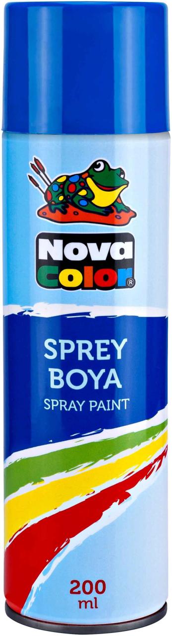 NOVA COLOR SPREY BOYA 200 ML MAVİ NC-802