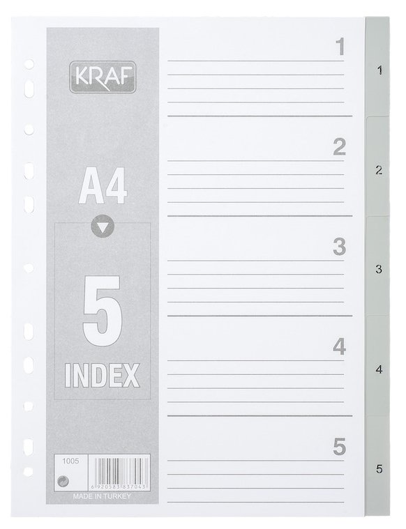 KRAF SEPARATÖR 1005 1-5 RAKAM