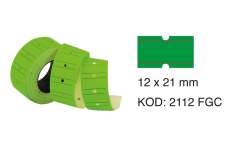 TANEX MOTEX ETİKET 12X21 FLORASAN YEŞİL 800 LÜ