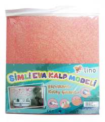 LİNO SİMLİ EVA KALP MODELİ 33X35 CM. 2 RENK DS-508