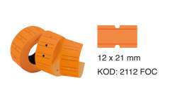 TANEX MOTEX ETİKET 12X21 FLORASAN TURUNCU 800 LÜ