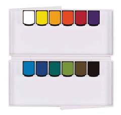 MISSION SULUBOYA SILVER TABLET PIGMENT 12 Lİ 5012