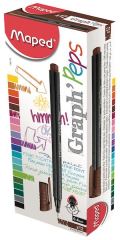 MAPED FINELINER KALEM AHŞAP K.RENGİ 749112