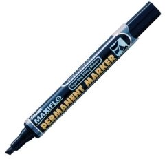 PENTEL PERMANENT MARKÖR NLF60 KESİK UÇ SİYAH