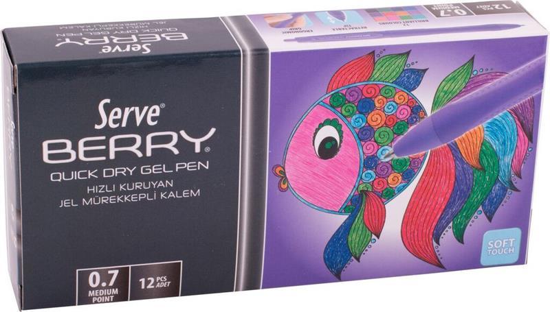 SERVE JEL KALEM BERRY 07 MENEKŞE SV-BRGEL07-MNS