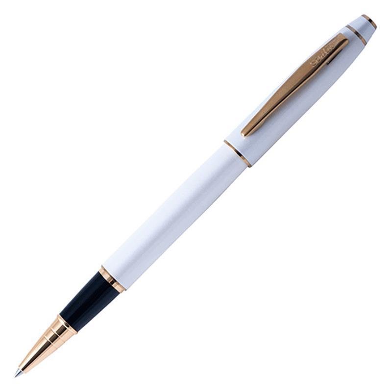 SCRIKSS ROLLER KALEM 35 BEYAZ ALTIN LÜKS KUTUDA