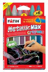 FATİH CRAYON BOYA 6 RENK METALLIC KISA 50180