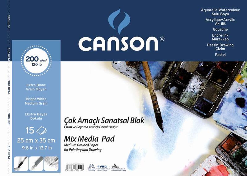 CANSON RESİM BLOK 25x35 FINFACE 200 GR 20YP 152535