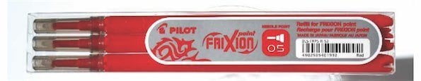 PILOT ROLLER KALEM FRIXION REFİL 0.5 KIRMIZI R-S3