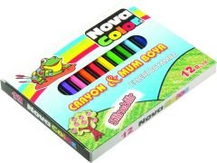 NOVA COLOR MUM BOYA 12'Lİ KISA NC-1112
