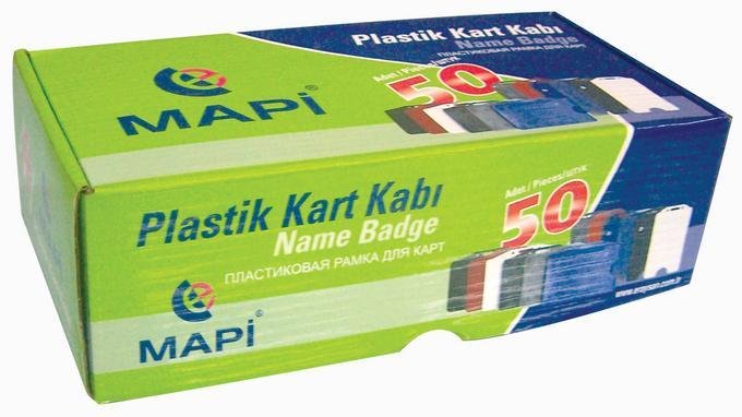 MAPİ KART KABI YATAY SİYAH 50Lİ 910 12 01