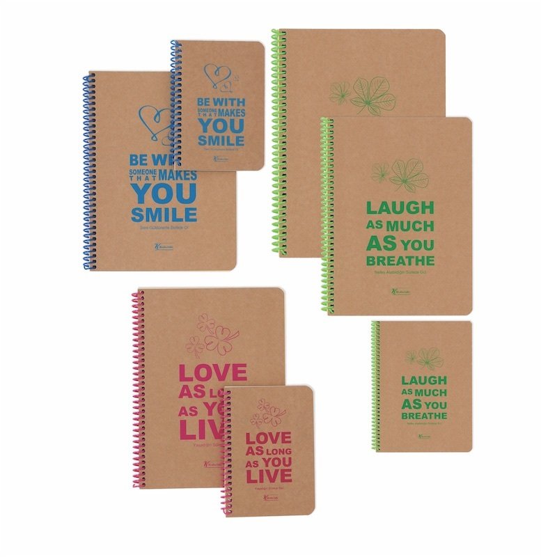 KESKİN DEFTER A4 K.FUNKY SPR. 100YP. DÜZ 418001