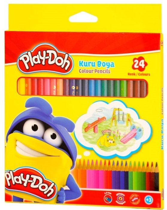 PLAY-DOH KURUBOYA TAM BOY 24 RENK PLAY-KU003