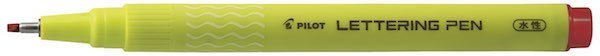 PILOT KALİGRAFİ KALEMİ LETTERING ART 2.0 MM M KIR.
