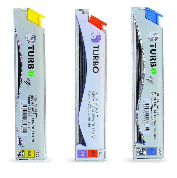 TURBO MİN 0.5 2B 75 MM ÇAKMAKLI 3 LÜ KARTELA