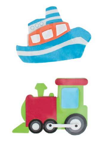 DOLPHIN EVA STICKER TREN GEMİ 2 ST-5252