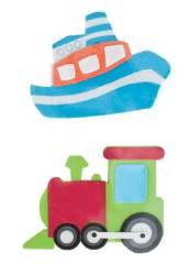 DOLPHIN EVA STICKER TREN GEMİ 2 ST-5252