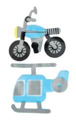 DOLPHIN EVA STICKER MOTOR HELİKOPTER ST-5254