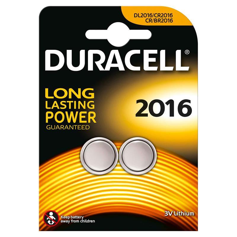 DURACELL PİL DÜĞME 3 VOLT 2 Lİ DP2016