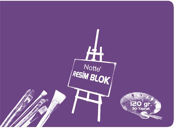 NOTTE RESİM DEFTERİ BÜYÜK 20 YP. 10-151