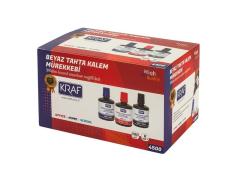 KRAF BEYAZ TAHTA KALEM MÜREKKEBİ 100ml KIRM 450G