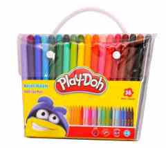 PLAY-DOH KEÇELİ KALEM 36 RENK PVC 2MM PLAY-KE013