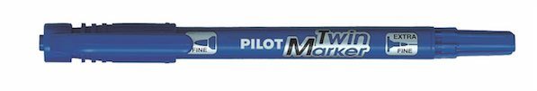 PILOT PERMANENT MARKÖR TWIN MAVİ SCA-TM-L