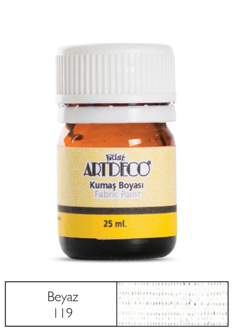 ARTDECO KUMAŞ BOYASI 25 ML. BEYAZ Y-010A-119