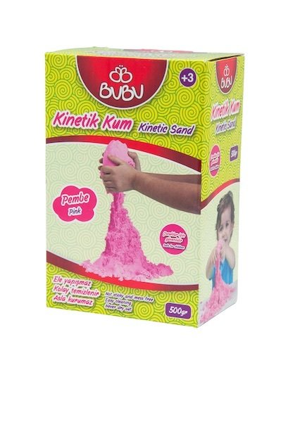 BU-BU KİNETİK KUM 500 GR. PEMBE BUBU-KU0005