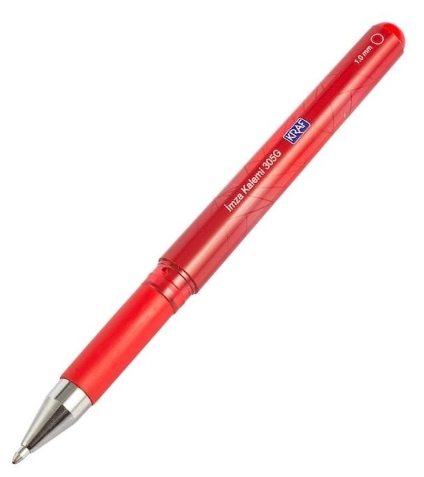 KRAF İMZA KALEM 1.0 mm KIRMIZI 305G