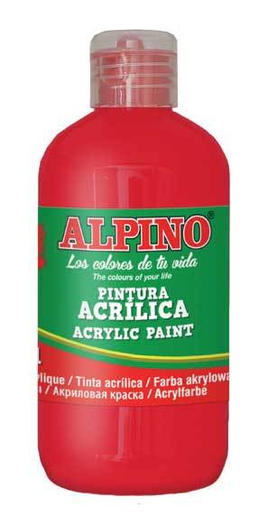 ALPINO AKRİLİK BOYA 250ML KIRMIZI DV-024