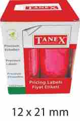 TANEX MOTEX ETİKET 12X21 FLORASAN PEMBE 800 LÜ