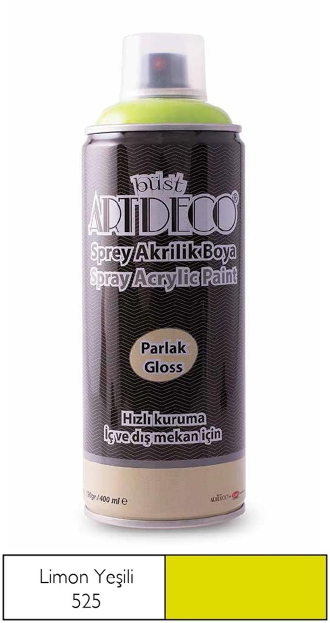 ARTDECO SPREY BOYA 400 ML LİMON YEŞİLİ Y-400-525