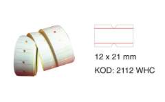 TANEX MOTEX ETİKET 12X21 BEYAZ ÇİZGİLİ 800 LÜ