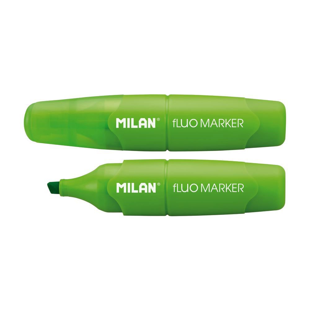 MİLAN FOSFORLU KALEM CAPSULE FLUO YEŞİL 12 Lİ