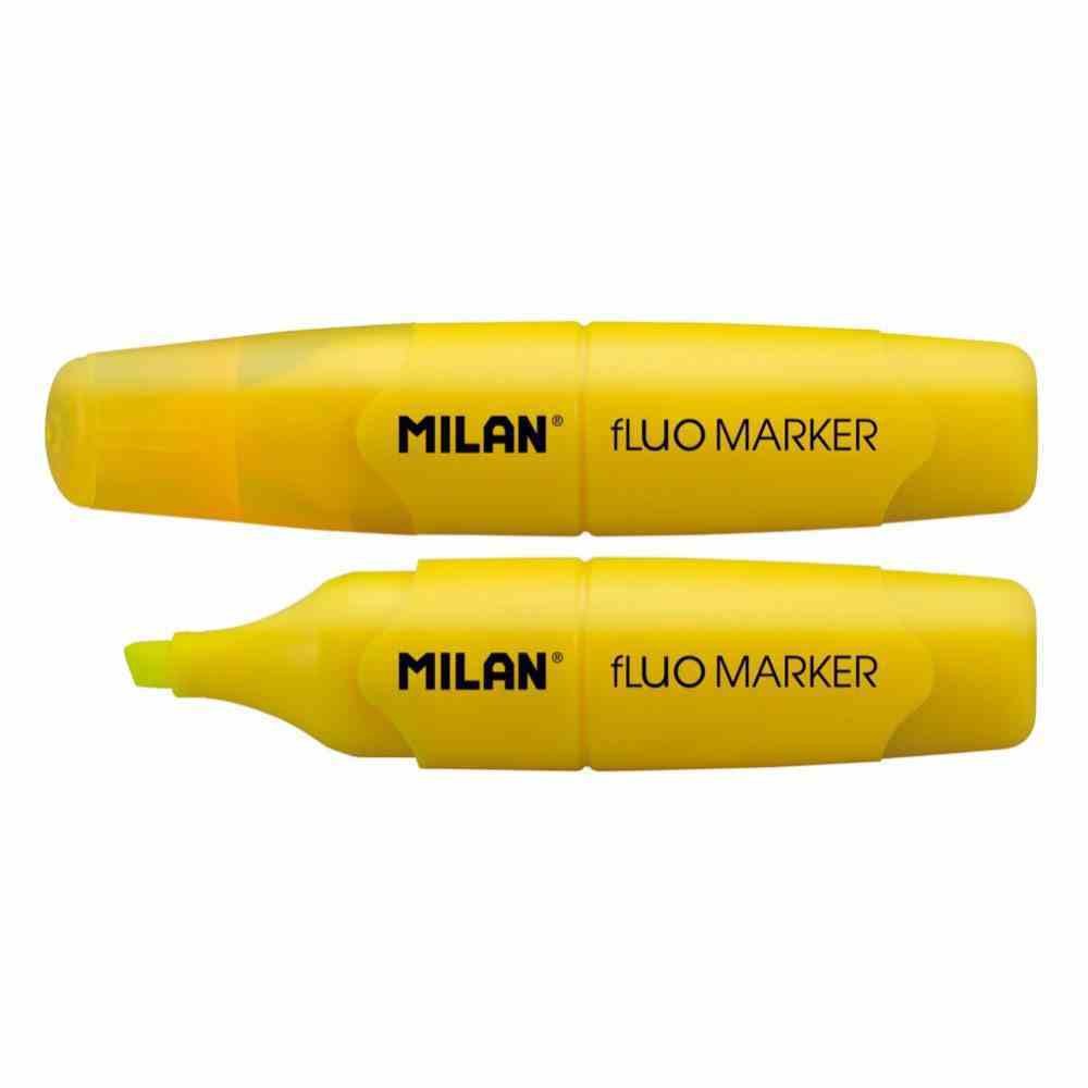 MİLAN FOSFORLU KALEM CAPSULE FLUO SARI 12 Lİ