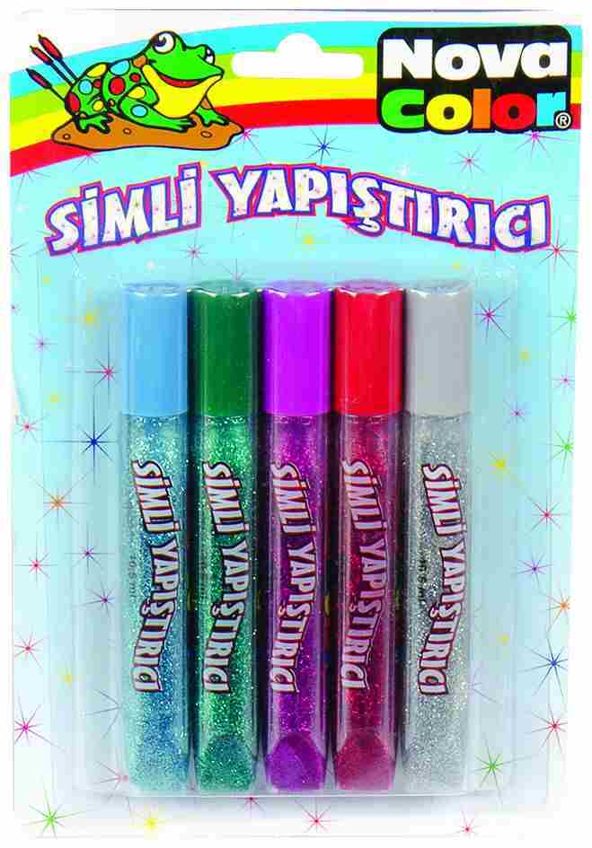 NOVA COLOR YAPIŞTIRICI SİMLİ 5'Lİ NC-332