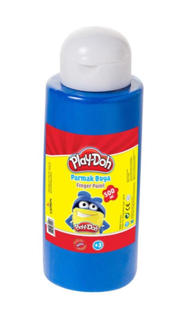 PLAY-DOH PARMAK BOYASI 500ML MAVİ PLAY-PR010