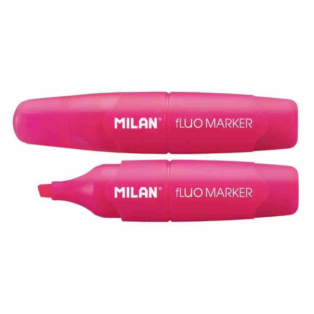 MİLAN FOSFORLU KALEM CAPSULE FLUO PEMBE 12 Lİ
