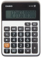 CASIO HESAP MAKİNESİ MASAÜSTÜ MX-120S-B 12 HANE