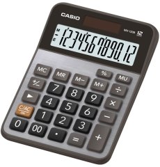 CASIO HESAP MAKİNESİ MASAÜSTÜ MX-120S-B 12 HANE