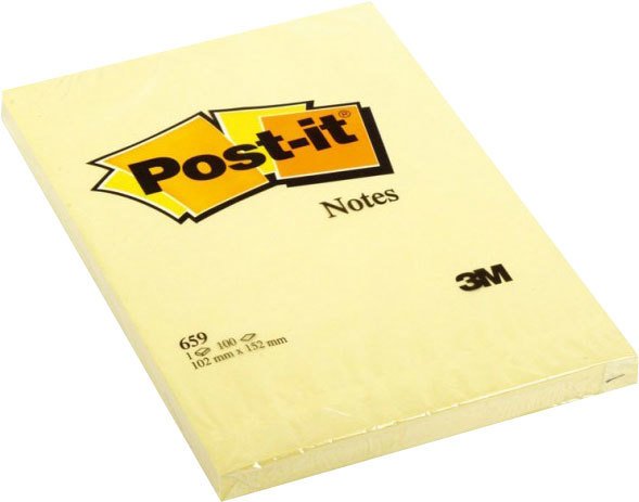 POST-IT YAPIŞKANLI NOT K. DÜZ 102X152MM 659