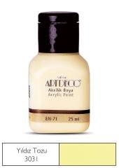 ARTDECO AKRİLİK BOYA 25 ML YILDIZ TOZU 070A-3031