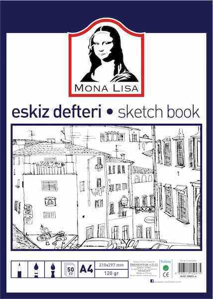 SÜDOR ESKİZ DEFTERİ A4 120 G 50 YP BN05-4