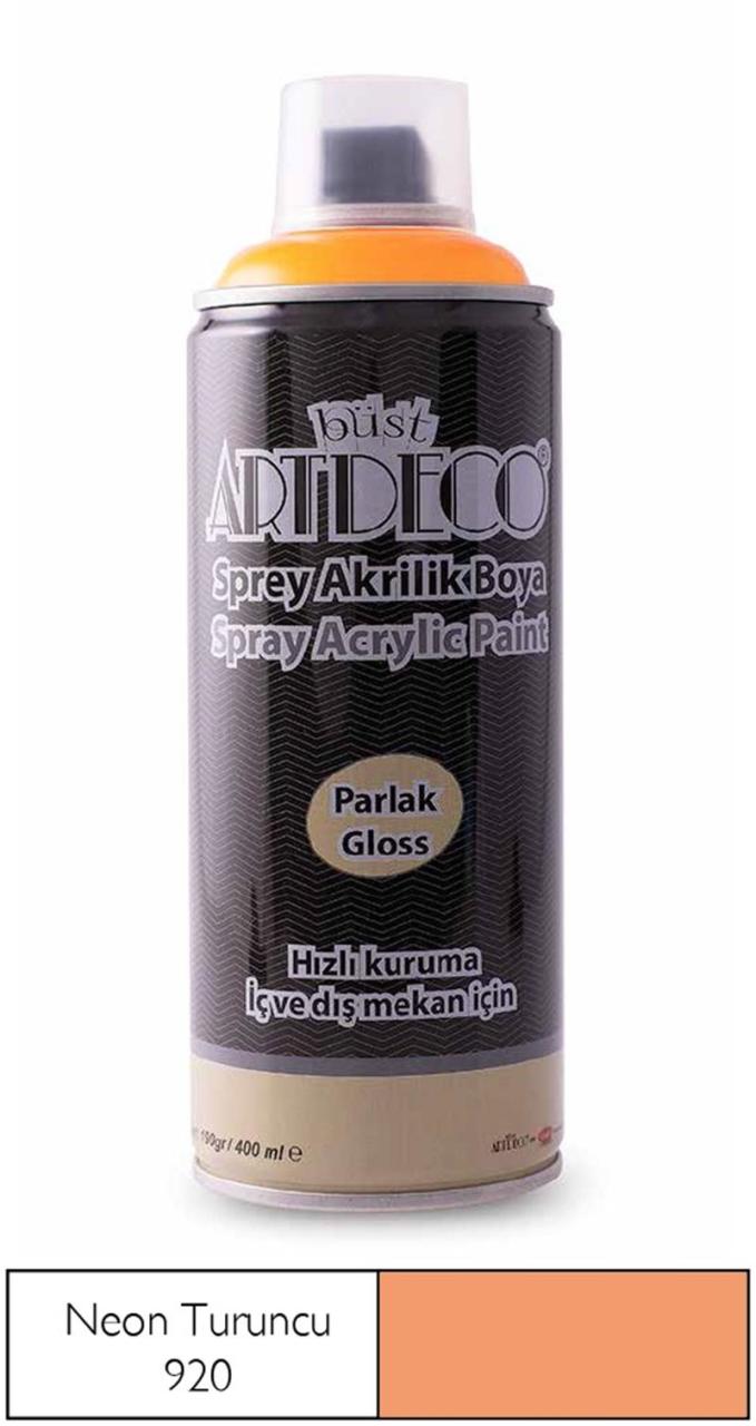 ARTDECO SPREY BOYA 400 ML NEON TURUNCU Y-400-920