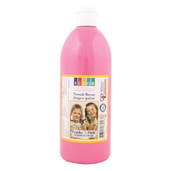 SÜDOR PARMAK BOYASI 500 ML PEMBE SD8009-06