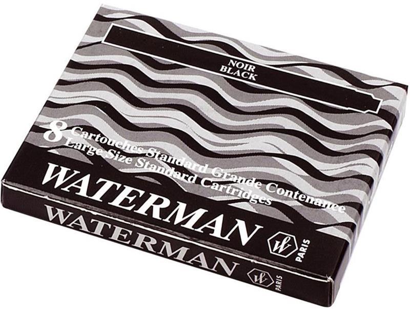 WATERMAN DOLMAKALEM KARTUŞU SİYAH 8 Lİ S0110850