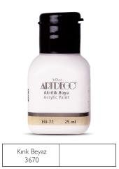 ARTDECO AKRİLİK BOYA 25 ML KIRIK BEYAZ 070A-3670